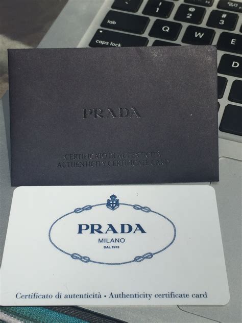 fake prada raffia|prada authenticity card.